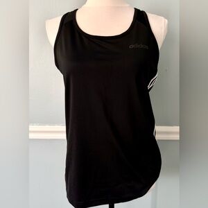 Adidas Women's Black and White Tank Top